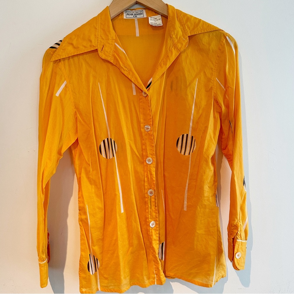 Vintage Alan Austin Co Button Up